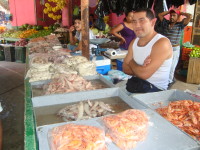 A la baja venta de pescados y mariscos