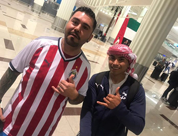 Las Chivas ya están en Emiratos Árabes Unidos