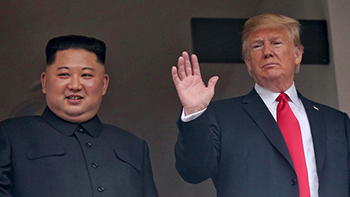 Trump y Kim en Vietnam