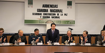 Avanza la Guardia Nacional  por unanimidad en San Lázaro