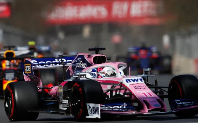 Checo Pérez, sexto en GP Azerbaiyán