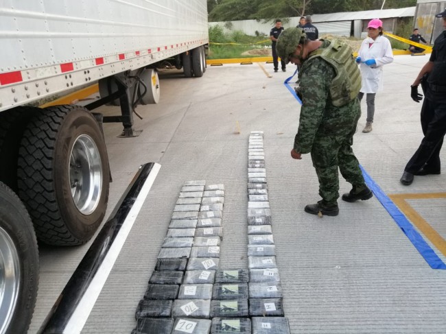 Aseguramiento histórico de cocaína en Tabasco