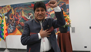 Evo Morales se declara ganador