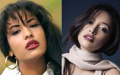 Revelan audiovisual de Christian Serratos  como Selena Quintanilla