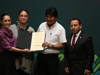 Evo Morales, huésped distinguido de la CDMX