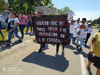 Marchan contra la inseguridad