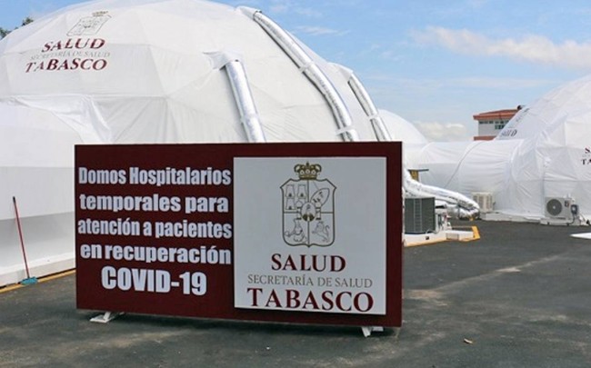 Casi lista la burbuja hospitalaria del Parque Tabasco: Roldán