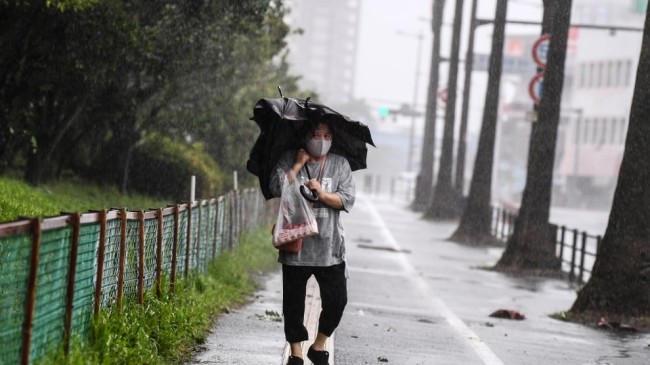 Golpea tifón a Japón