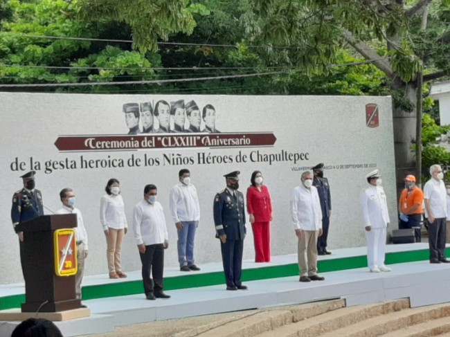 Recuerdan a los “Niños Héroes de Chapultepec”