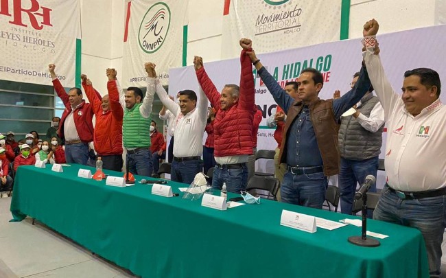 Encabeza el PRI primera fuerza política en Hidalgo