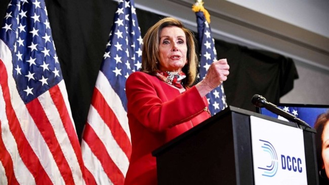 “Absurdo circo” no reconocer  el triunfo de Biden: Pelosi