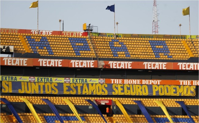 Tigres vs América con 20% del aforo en gradas