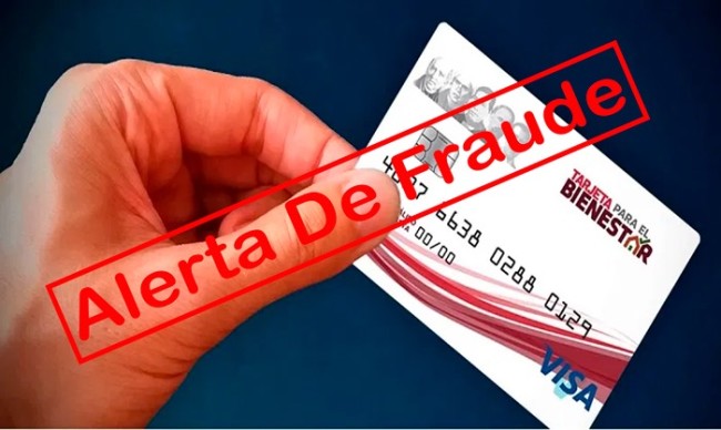 Alerta Bienestar sobre fraudes