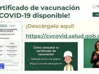 Certificado de vacunación contra Covid-19 ya está disponible