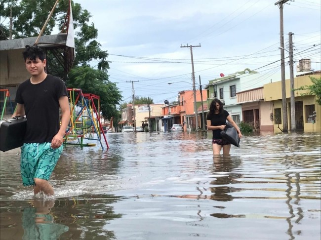 Matamoros en emergencia tras paso de tormenta tropical