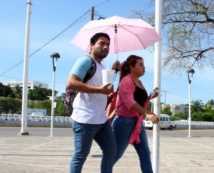 Tabasco con  temperaturas de hasta 39°C