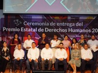 Entregan Premio Estatal de  Derechos Humanos 2021