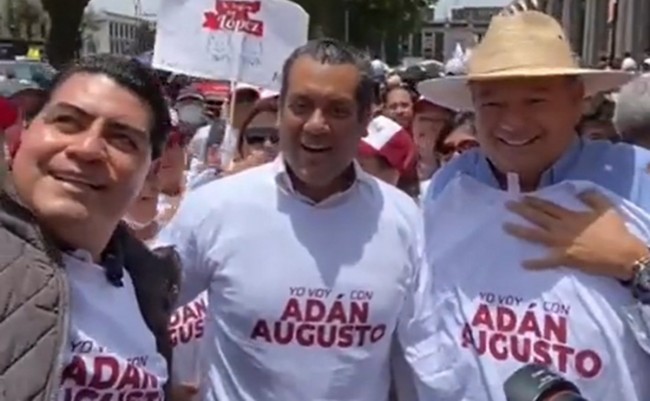 Refrendan tabasqueños apoyo a Adán Augusto