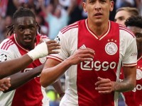 Edson debuta con gol en la Champions con el Ajax