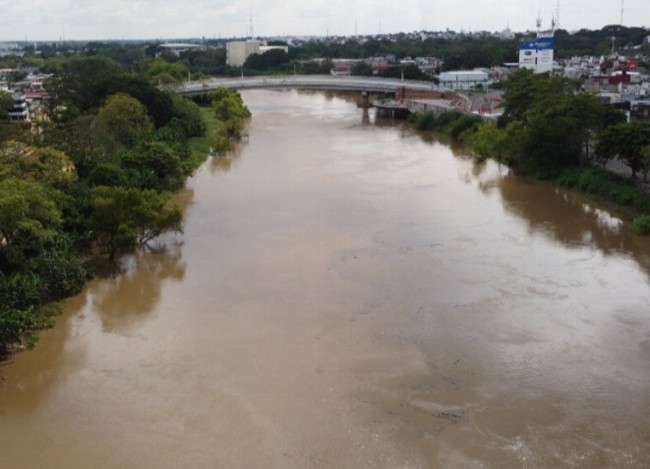 Anuncian lluvias fuertes; ríos aumentaron su nivel