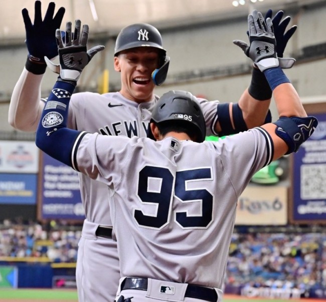 Aaron Judge conecta  su cuadrangular 54