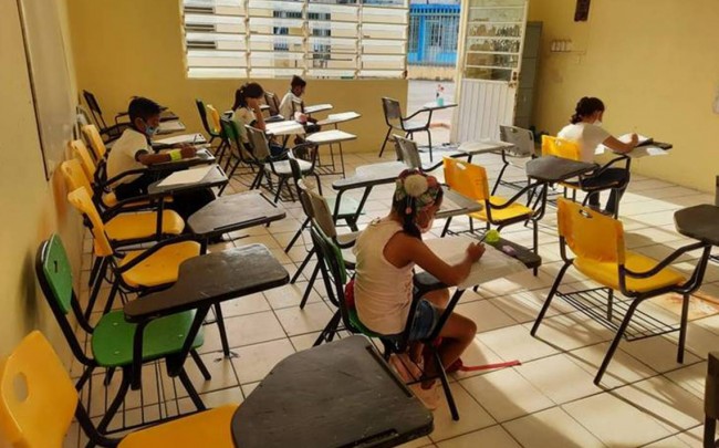 Opcional, uso del cubrebocas en las escuelas de la entidad: Setab