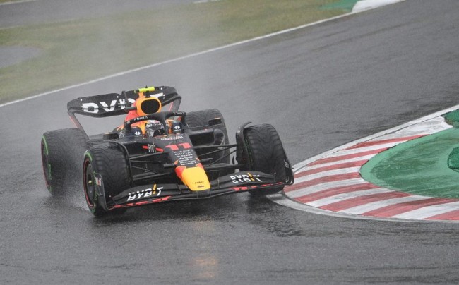 Checo Pérez, segundo  en GP de Japón de F1