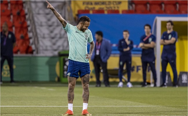 Neymar listo para jugar contra Corea en los octavos de final