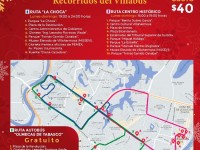 Invita Centro a recorridos decembrinos en el Villabús