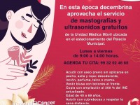 Otorga Centro mastografías y ultrasonidos gratuitos en temporada decembrina