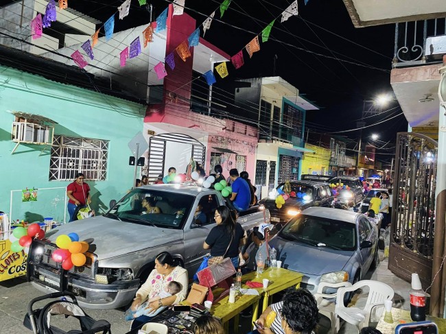 Celebrarón a la virgen de  Guadalupe en su día