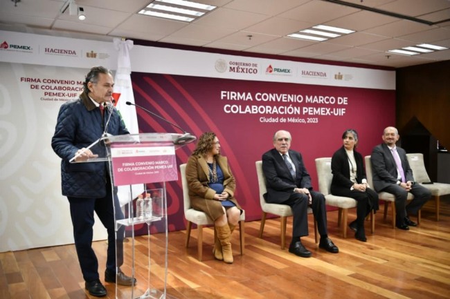 Pemex y UIF intercambiarán información financiera