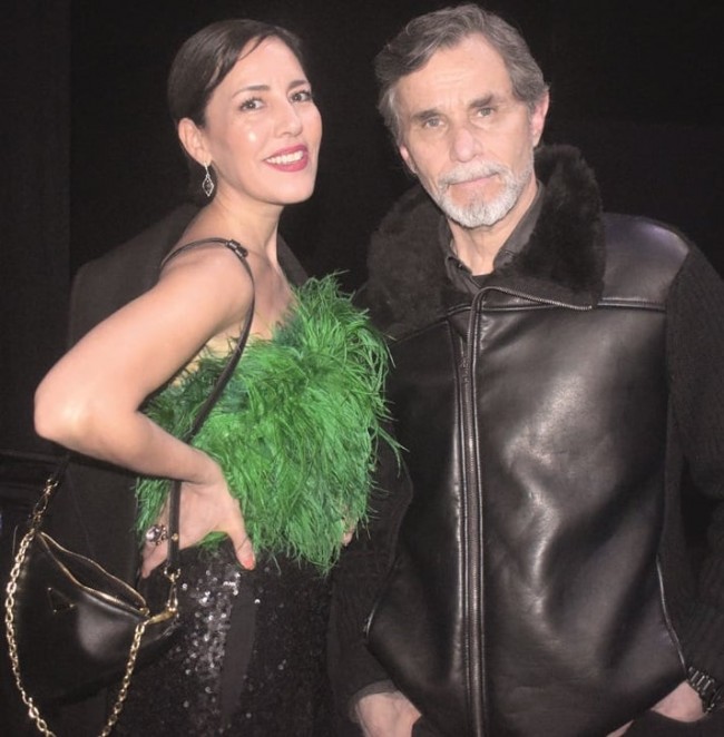 STEPHANIE SALAS y SU “PAPITO” HUMBERTO ZURITA