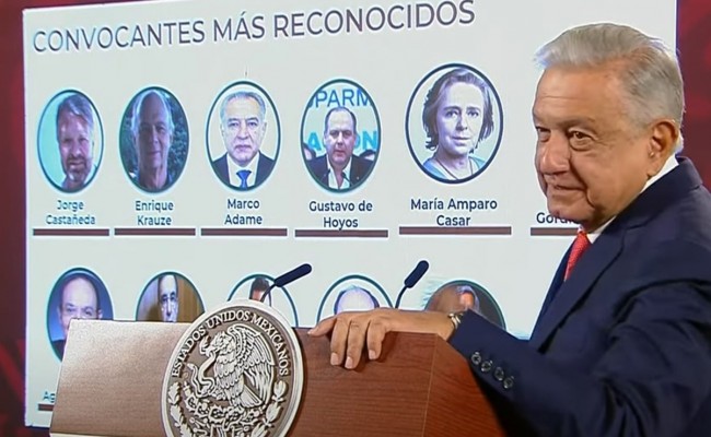 Descalifica AMLO a más de 50  asistentes a marcha del INE