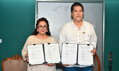 Firman dos convenio de colaboración la UJAT y CANADEM Tabasco