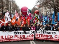 Protestan en Francia contra plan de reforma de pensiones