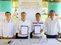 Tabasco y Chiapas pactan  alianza por el bienestar