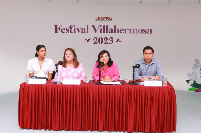 Presenta Yolanda Osuna programa del Festival Villahermosa 2023