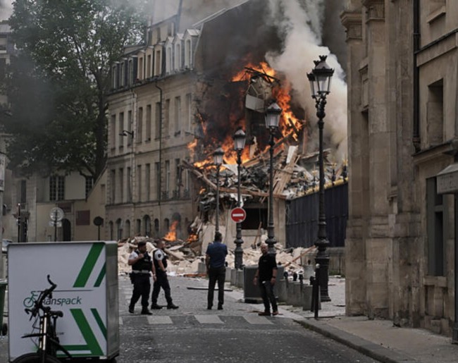 Explosión en el centro de París  deja 37 heridos y 4 muy graves  deja al menos más de 24 heridos