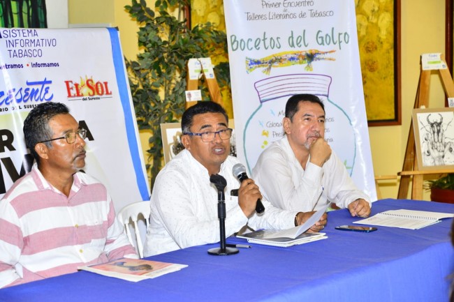 Inicia el primer encuentro  literario “Bocetos del Golfo”