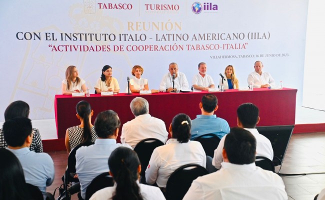 Refuerzan alianza Tabasco e Italia  por un desarrollo sustentable e inclusivo