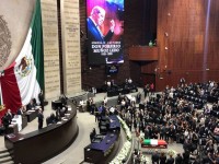 Diputados despiden  en San Lázaro a  Porfirio Muñoz Ledo