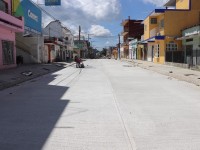 Avanza pavimentación y  construcción de drenaje