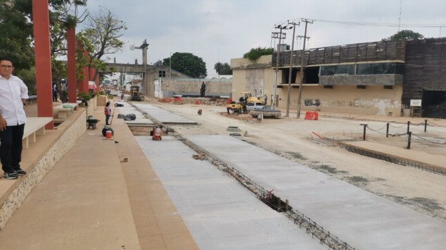 Atrasos en trabajos del malecón; no lo abrieron