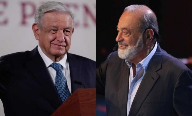 Carlos Slim Helú se reunió con AMLO en Palacio Nacional