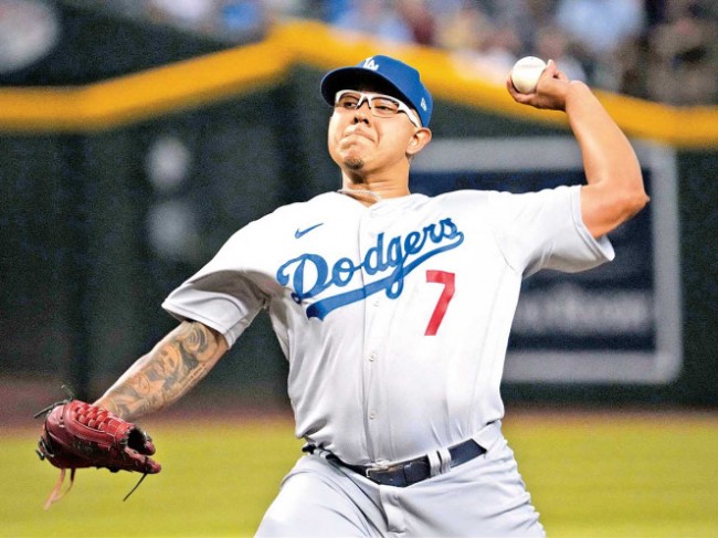 Julio Urías imparable con Dodgers