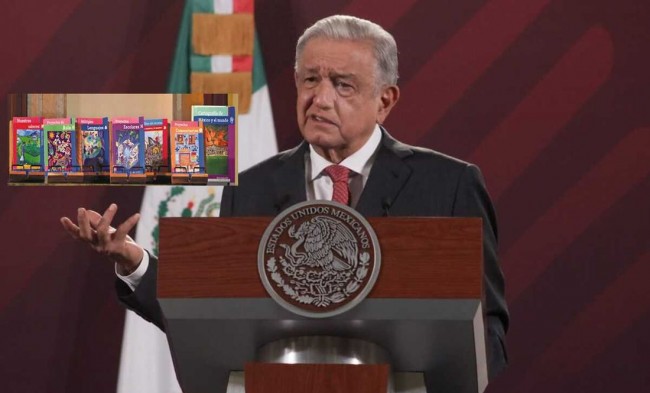 Acepta AMLO que hay errores en los nuevos libros de la SEP