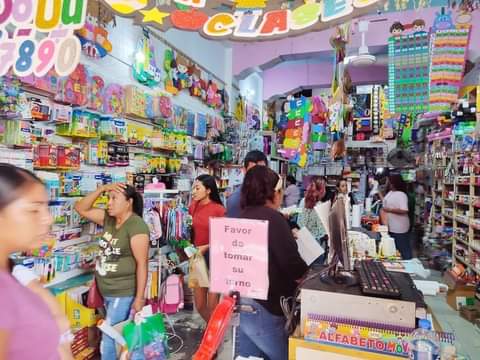 Locura por útiles escolares