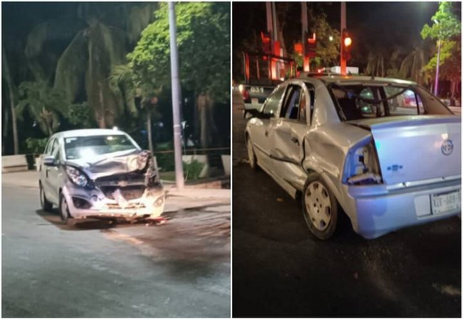 Tres lesionados dejó choque de dos autos