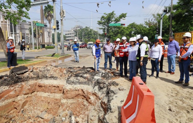 Supervisa Yolanda Osuna obras del acueducto Usumacinta